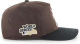 '47 MLB Detroit Sure Shot TT Hitch Adjustable Snapback Hat - Dark Chocolate
