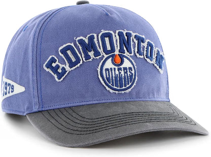 47 NHL Edmonton Oilers Calderwood Hitch RF Adjustable Snapback - Blue/Black