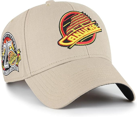 47 NHL Vancouver Canucks Sure Shot MVP Snapback Hat - Khaki