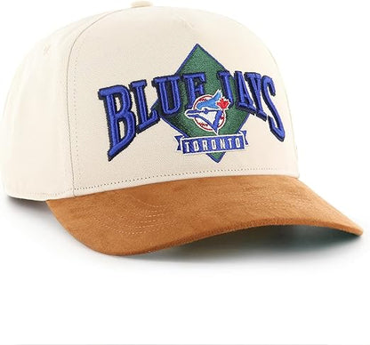 '47 MLB Toronto Blue Jays The Diamond Hitch Adjustable Snapback Hat - Cream
