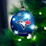 MLB Toronto Blue Jays Light Up Shatterproof Ornament - Pack of 2