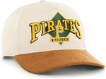 '47 MLB Pittsburgh Pirates The Diamond Hitch Adjustable Snapback Hat - Cream