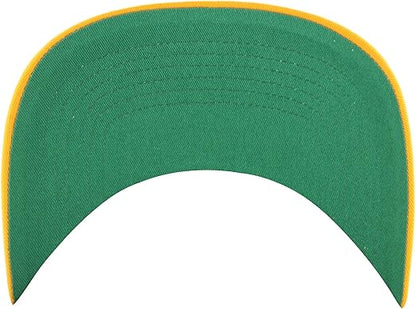 '47 NHL Vancouver Canucks (Skate) Super Hitch Adjustable Snapback Hat - Black/Yellow