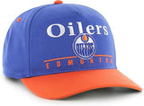 '47 NHL Edmonton Oilers Super Hitch Adjustable Snapback Hat - Blue/Orange