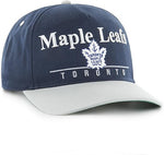 '47 NHL Toronto Maple Leafs Super Hitch Adjustable Snapback Hat - Navy/Grey