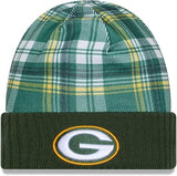New Era Men's NFL Green Bay Packers Sideline Statement Cuffed Knit Hat- Green