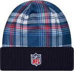 New Era Men's NFL Tennessee Titans Sideline Statement Cuffed Knit Hat- Navy