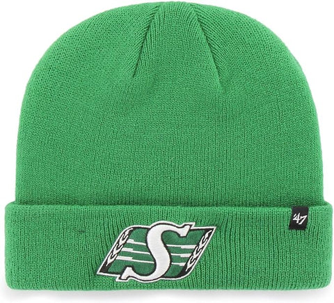 47 CFL Saskatchewan Rough Riders Raised Cuff Knit Hat - Green