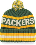 '47 NFL Green Bay Packers Bering Cuffed Knit with Pom - Green