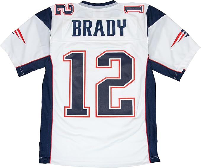 Mitchell & Ness NFL Throwbacks New England Patriots Tom Brady #12 Legacy Jersey - White/Navy