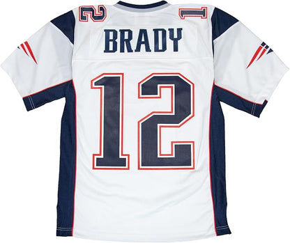 Mitchell & Ness NFL Throwbacks New England Patriots Tom Brady #12 Legacy Jersey - White/Navy
