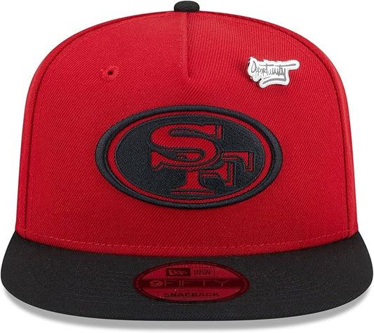 New Era San Francisco 2024 Inspire Change A-Frame 9FIFTY Snapback Hat - Red