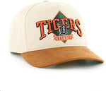 '47 MLB Detroit Tigers The Diamond Hitch Adjustable Snapback Hat - Cream