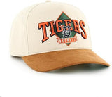 '47 MLB Detroit Tigers The Diamond Hitch Adjustable Snapback Hat - Cream