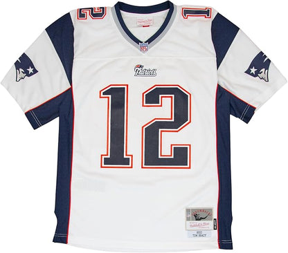 Mitchell & Ness NFL Throwbacks New England Patriots Tom Brady #12 Legacy Jersey - White/Navy