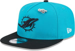 New Era Men's Miami Dolphins 2024 Inspire Change A-Frame 9FIFTY Snapback Hat - Aqua/Black