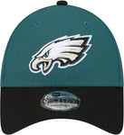 New Era NFL Philadelphia Eagles The League Two-Tone 9FORTY Adjustable Hat - Midnight Green/Black