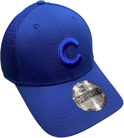New Era MLB Chicago Cubs 39THIRTY Stretch Fit OSFM Cap - Blue