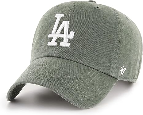 47 MLB Los Angeles Clean Up Adjustable Hat - Moss
