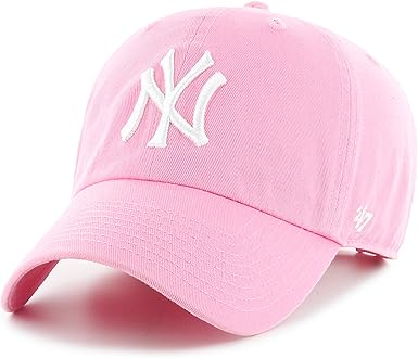 47 MLB New York Yankees Clean Up Rose Adjustable Hat - Pink