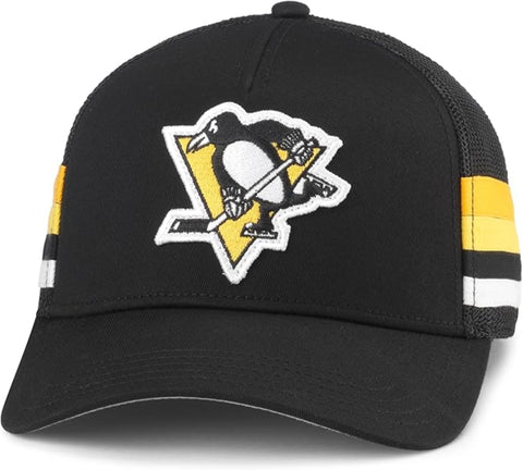 Pittsburgh Penguins American Needle Hotfoot Adjustable Snapback Hat - Black
