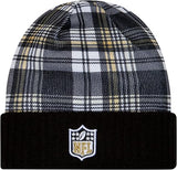 New Era Men's NFL New Orleans Saints Sideline Statement Cuffed Knit Hat- Black