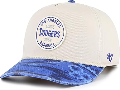 47 MLB Los Angeles Dodgers Fiji Rope Hitch Adjustable Snapback Hat - Grey