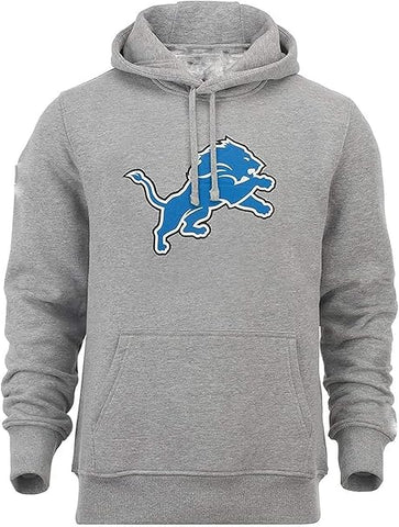 47 NFL Detroit Lions Imprint Headline Hoodie - Grey