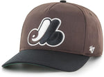 47 Hitch Sure Shot MLB Montreal Snapback Hat - Dark Chocolate