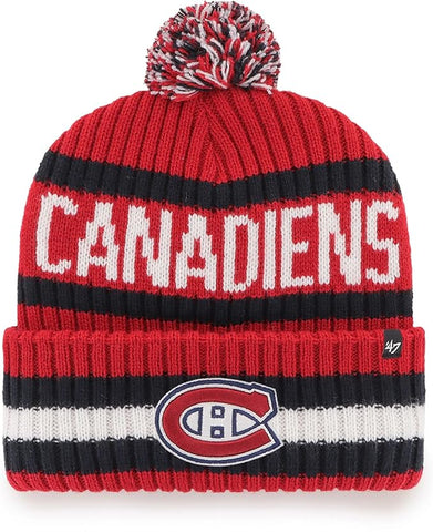 '47 NHL Montreal Canadiens Bering Cuffed Knit Hat - Red