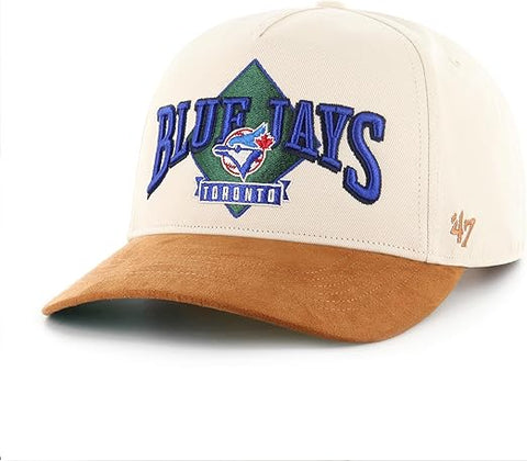 '47 MLB Toronto Blue Jays The Diamond Hitch Adjustable Snapback Hat - Cream