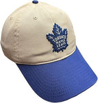 American Needle NHL Toronto Maple Leafs United Slouch Adjustable Hat - Cream/Blue