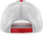 47 NBA Toronto Double Header Hitch Super Stripe Adjustable Cap - Black/White/Red