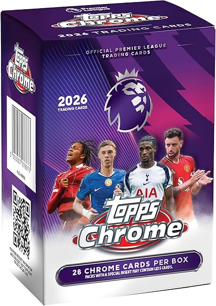 Topps 2026 Chrome Premier League Soccer - Value Box