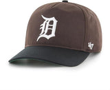 '47 MLB Detroit Sure Shot TT Hitch Adjustable Snapback Hat - Dark Chocolate