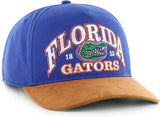 47 NCAA Florida Gators Break Wood Suede Hitch Adjustable Snapback Hat - Blue