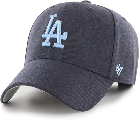 47 MLB Los Angeles Dodgers MVP Adjustable Cap - Navy/Light Blue