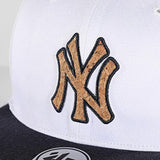 47 MLB New York Yankees Corkscrew Captain Snapback - White