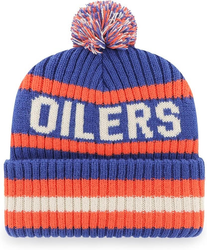 47 NHL Edmonton Oilers Bering Cuff Knit Beanie - Blue/Orange