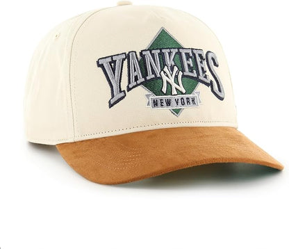 '47 MLB New York Yankees The Diamond Hitch Adjustable Snapback Hat - Cream
