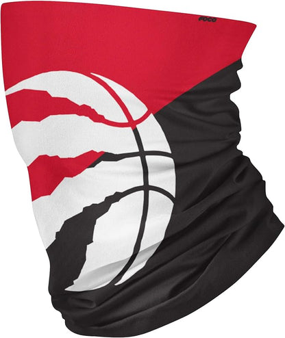 FOCO Youth NBA Toronto Raptors Big Logo Gaiter Scarf - Red/Black