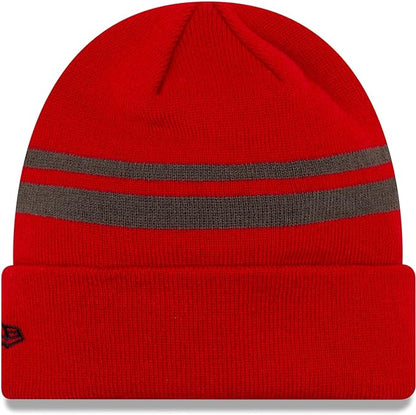 New Era Men's Red Tampa Bay Buccaneers Cuffed Knit Hat