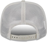 New Era NBA Miami Heat Canvas 9SEVENTY Trucker Stretch-Snap Adjustable Hat - Cream