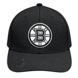 American Needle NHL Boston Bruins Stretch Fit Hat - Black/White