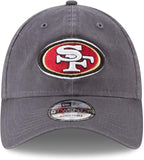 New Era Men's San Francisco 49ers 9TWENTY Adjustable Hat - Graphite