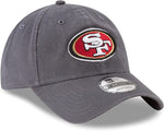 New Era Men's San Francisco 49ers 9TWENTY Adjustable Hat - Graphite