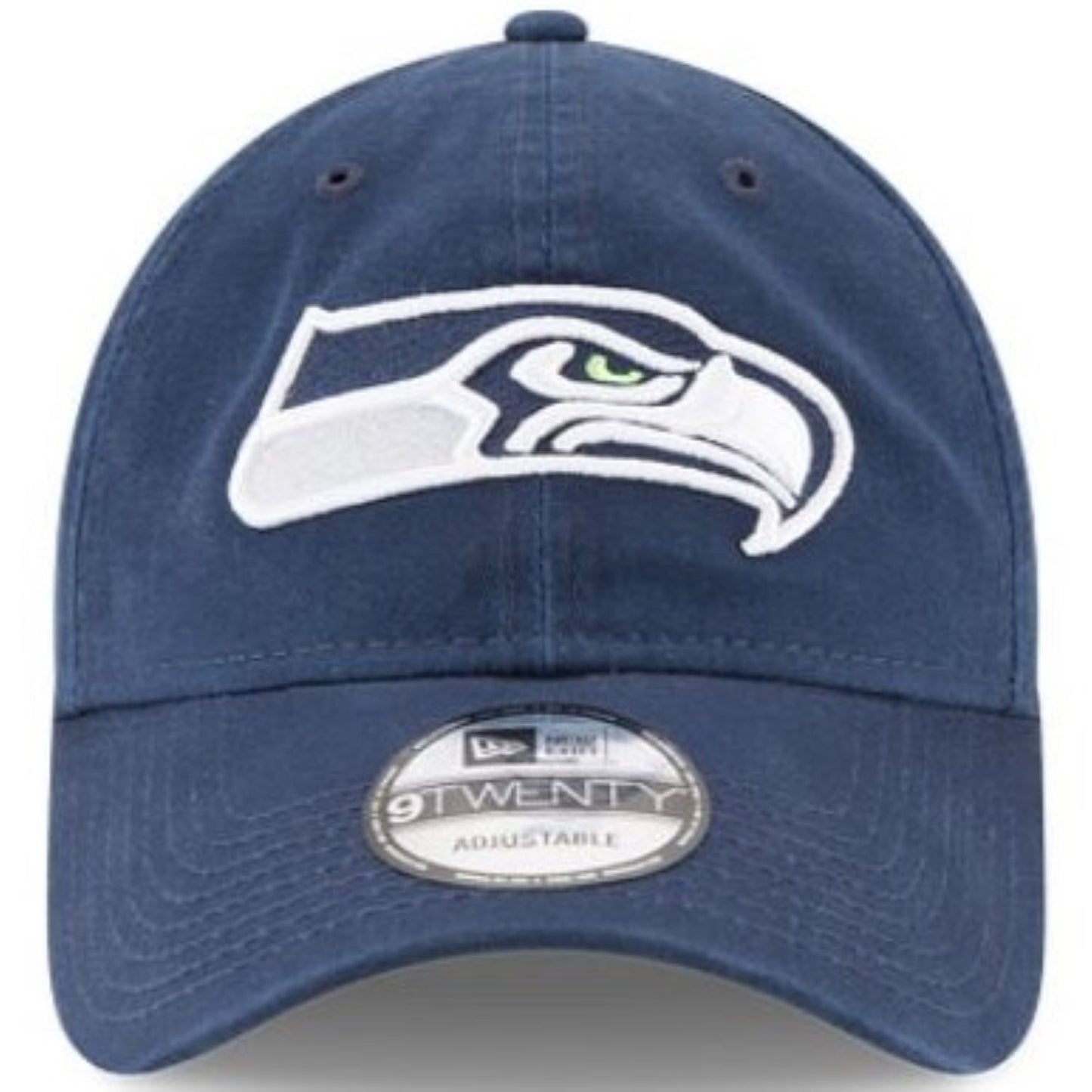 New Era NFL Seattle Seahawks Core Classic 9TWENTY Adjustable Hat - Navy Blue