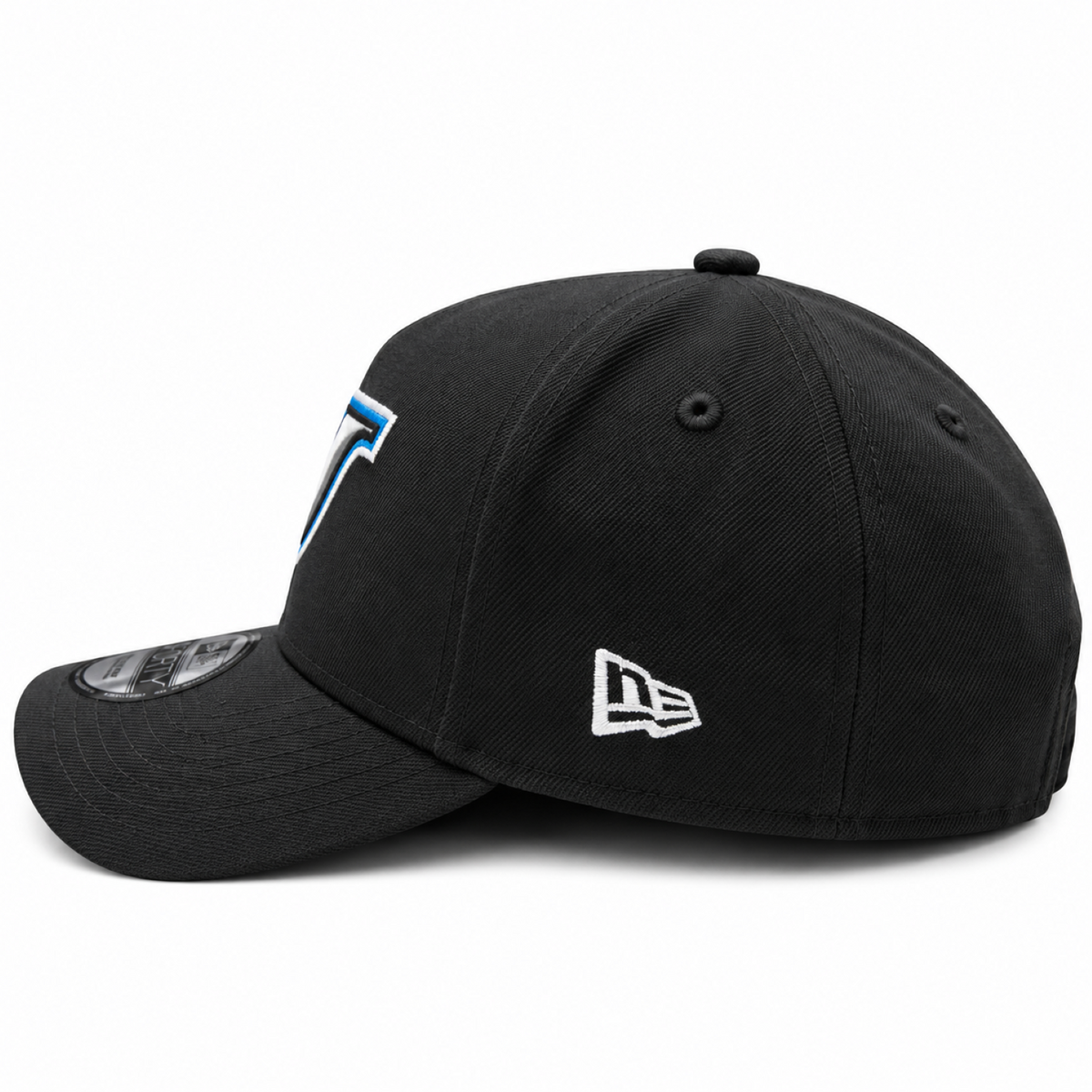 New Era MLB Toronto Blue Jays Retro Bird Logo 30th Anniversary 9FORTY A-Frame Adjustable Snapback Hat – Black