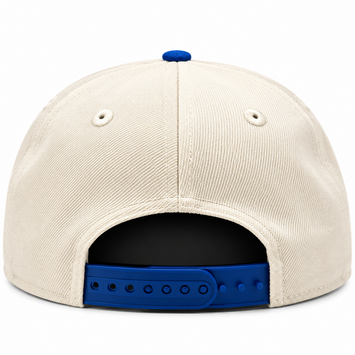 New Era MLB Toronto Blue Jays Kanji Script 9FORTY A-Frame Adjustable Snapback Hat – Natural/Royal Blue