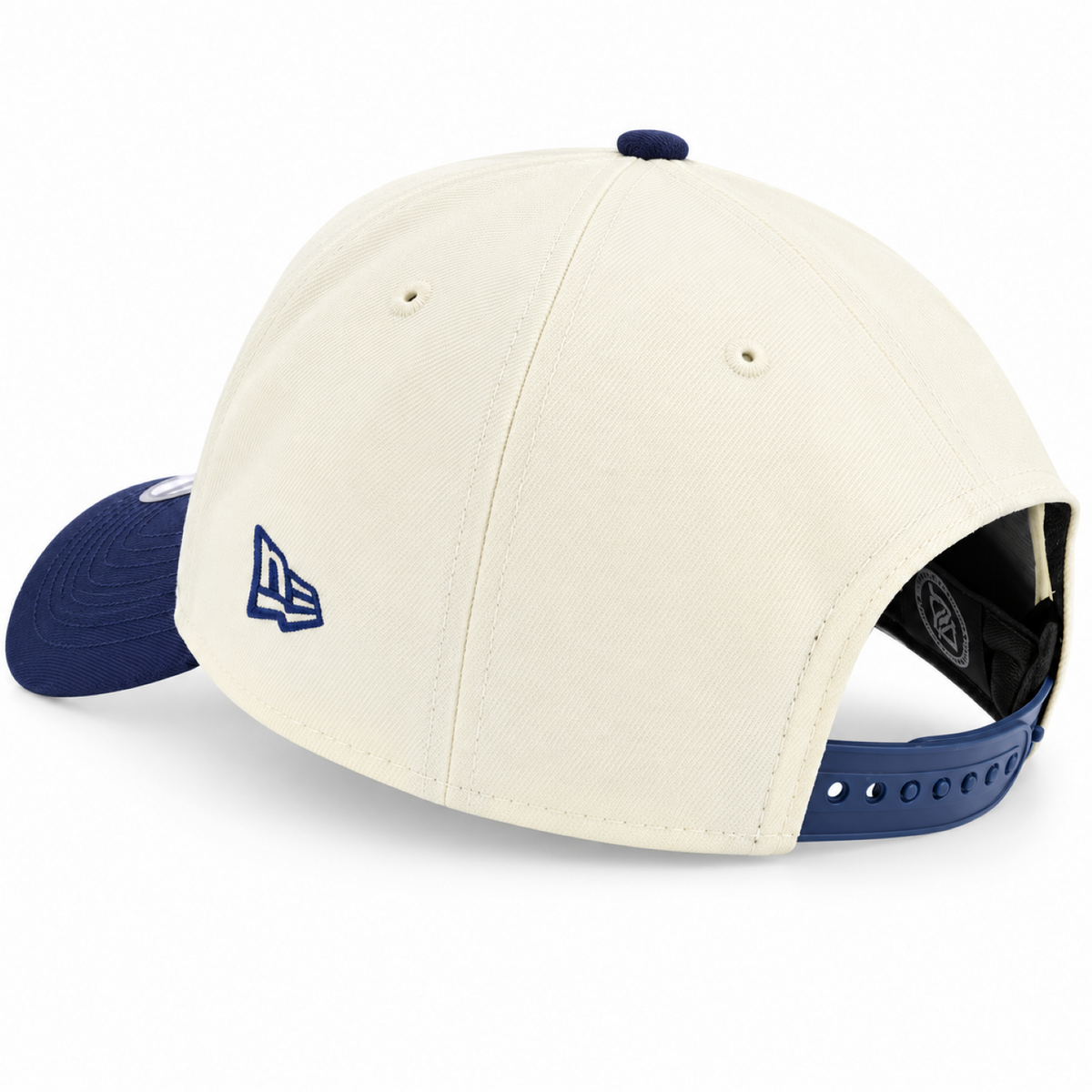 New Era NHL Toronto Maple Leafs 9FORTY A-Frame 75th Anniversary Adjustable Snapback Hat - Chrome/Navy